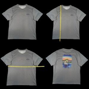 Fish N Vibe T-Shirt XL Short Sleeve Fishing Bass Graphic Tee Angler Active wear